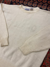 Load image into Gallery viewer, 90s White Knit Sweater - L