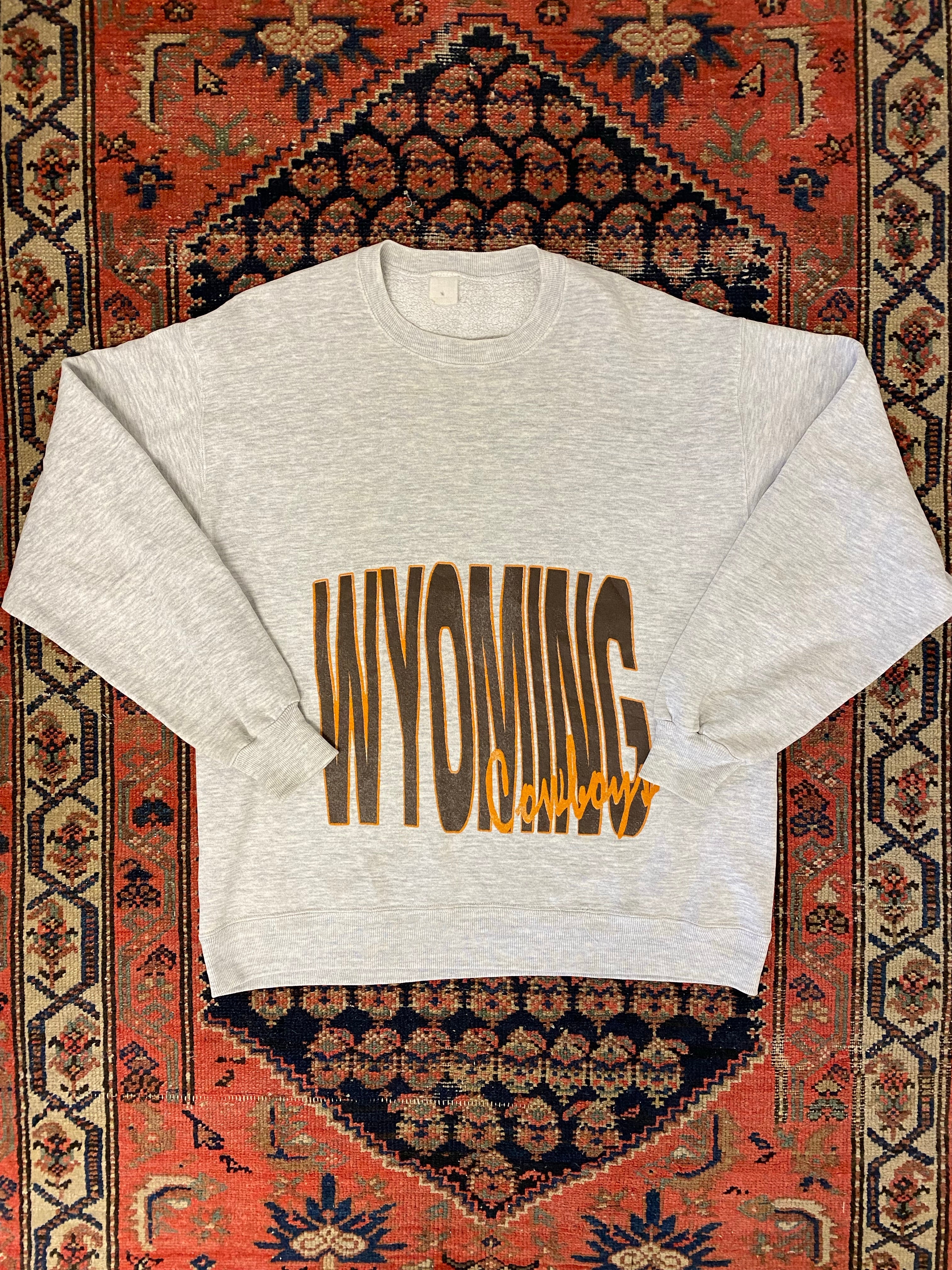 Vintage Wyoming Cowboys Crewneck - M