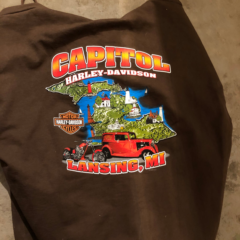 Full zip Harley Sweater