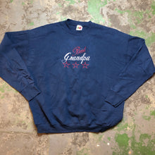 Load image into Gallery viewer, Embroidered best grandpa Crewneck