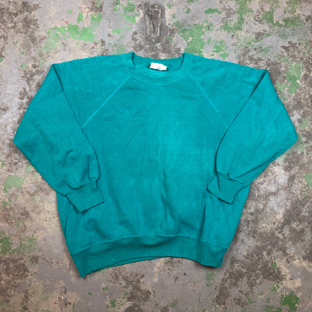 80s teal Crewneck