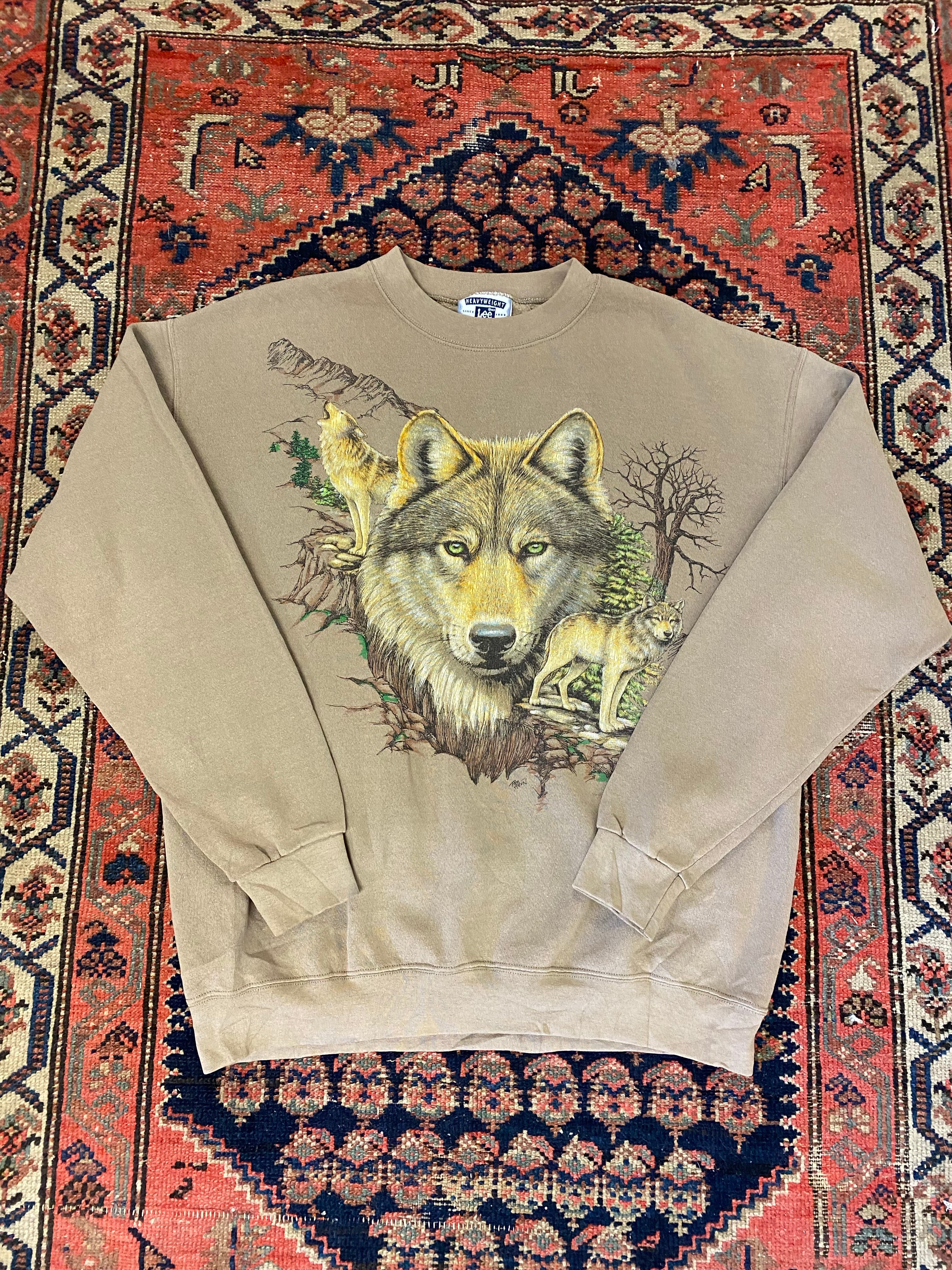 Vintage Wolf Crewneck - L