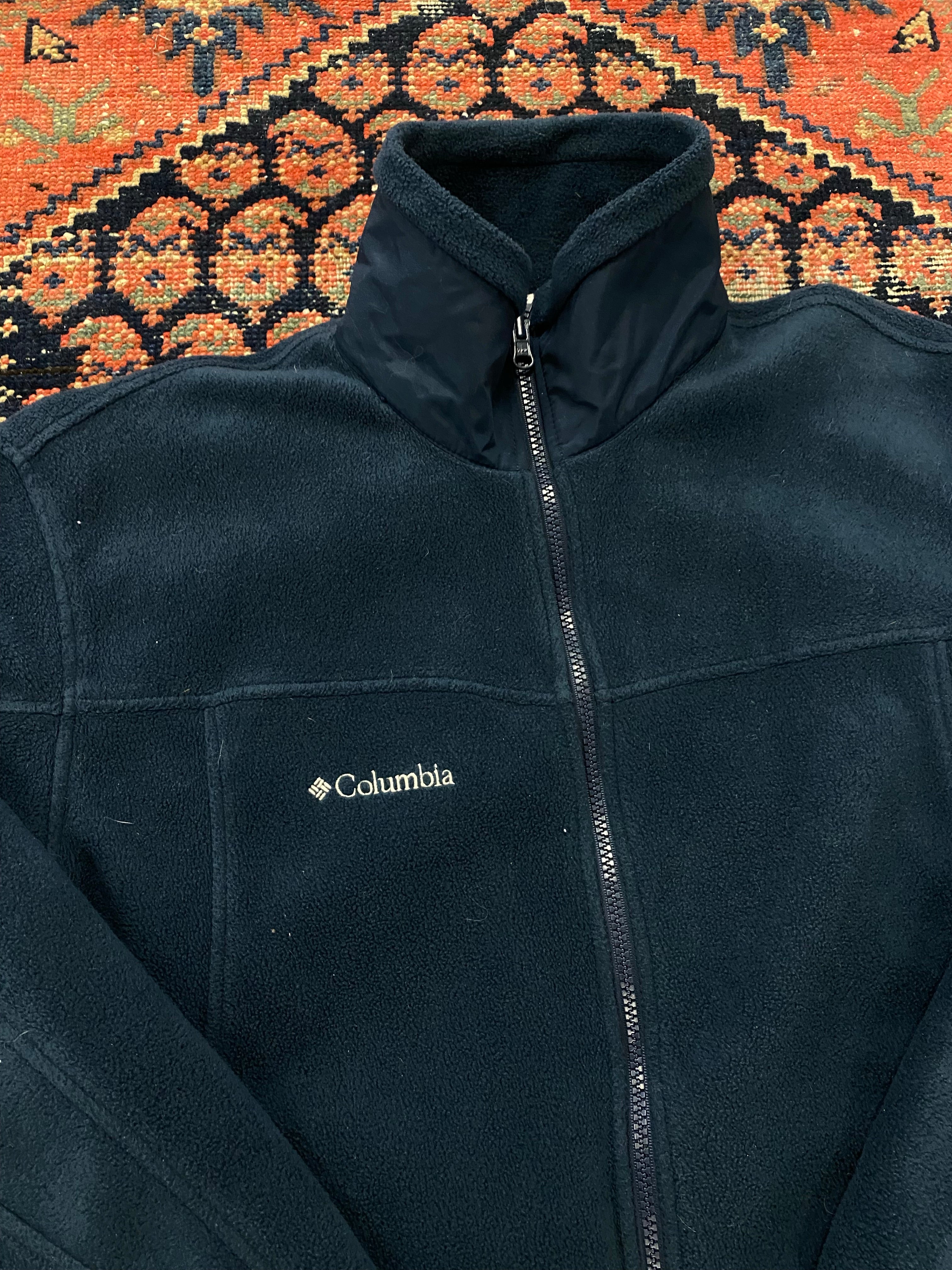 Vintage Columbia Navy Fleece - M
