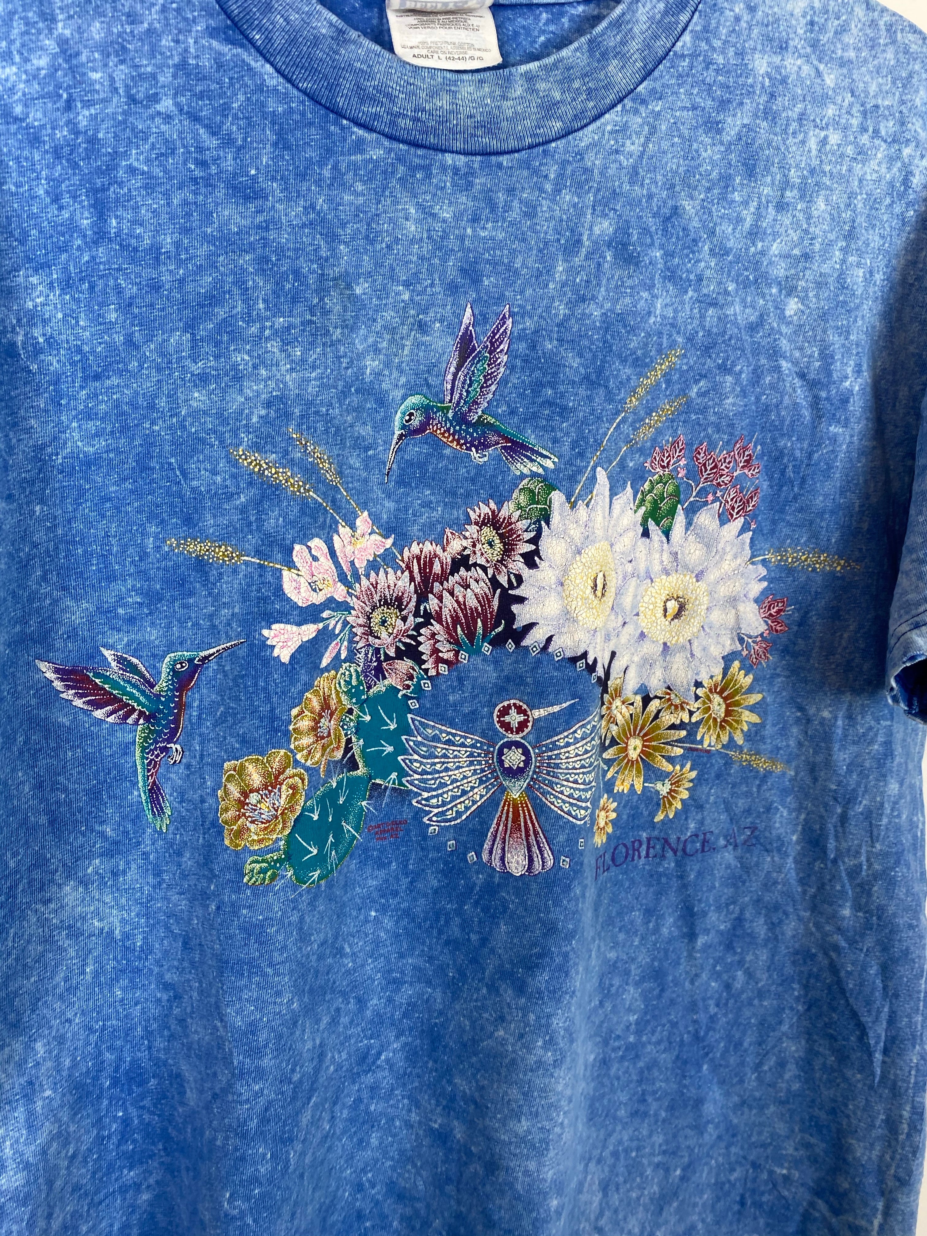 90s Stone Wash Bird T shirt - S/M
