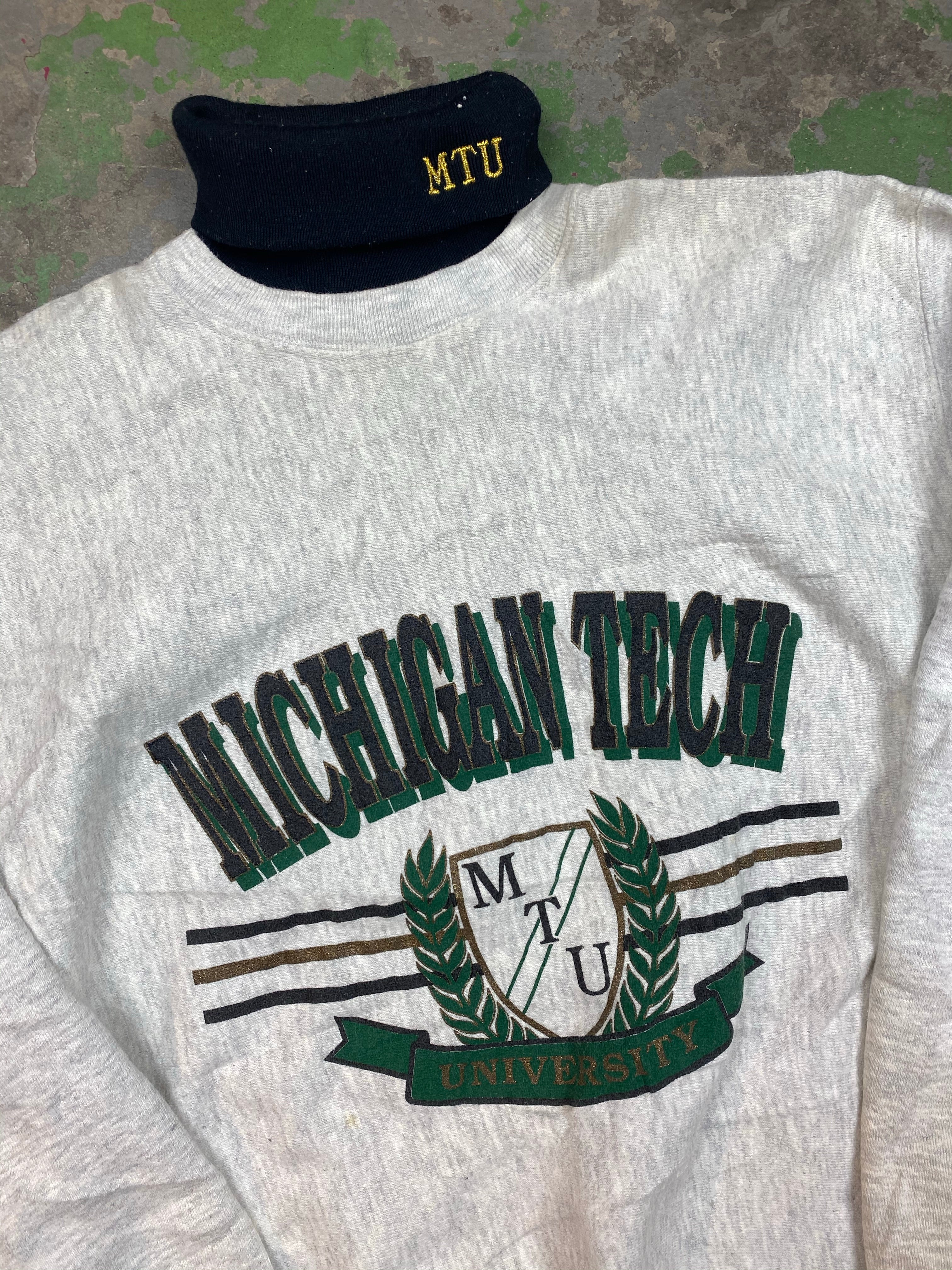 Michigan tech turtleneck crewneck
