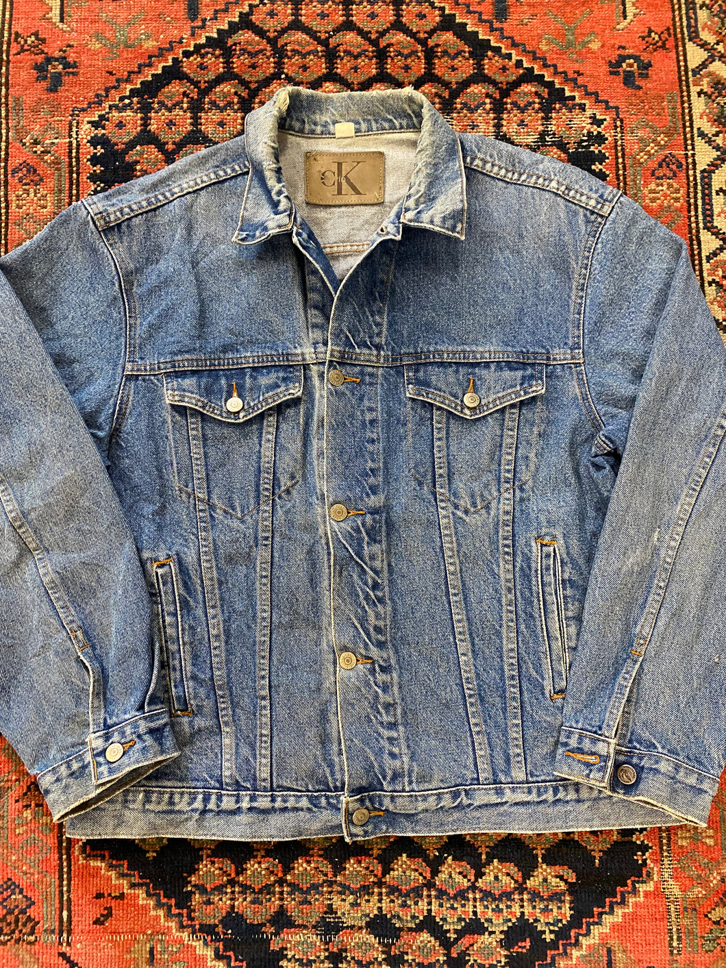 Vintage calvin deals klein jean jacket