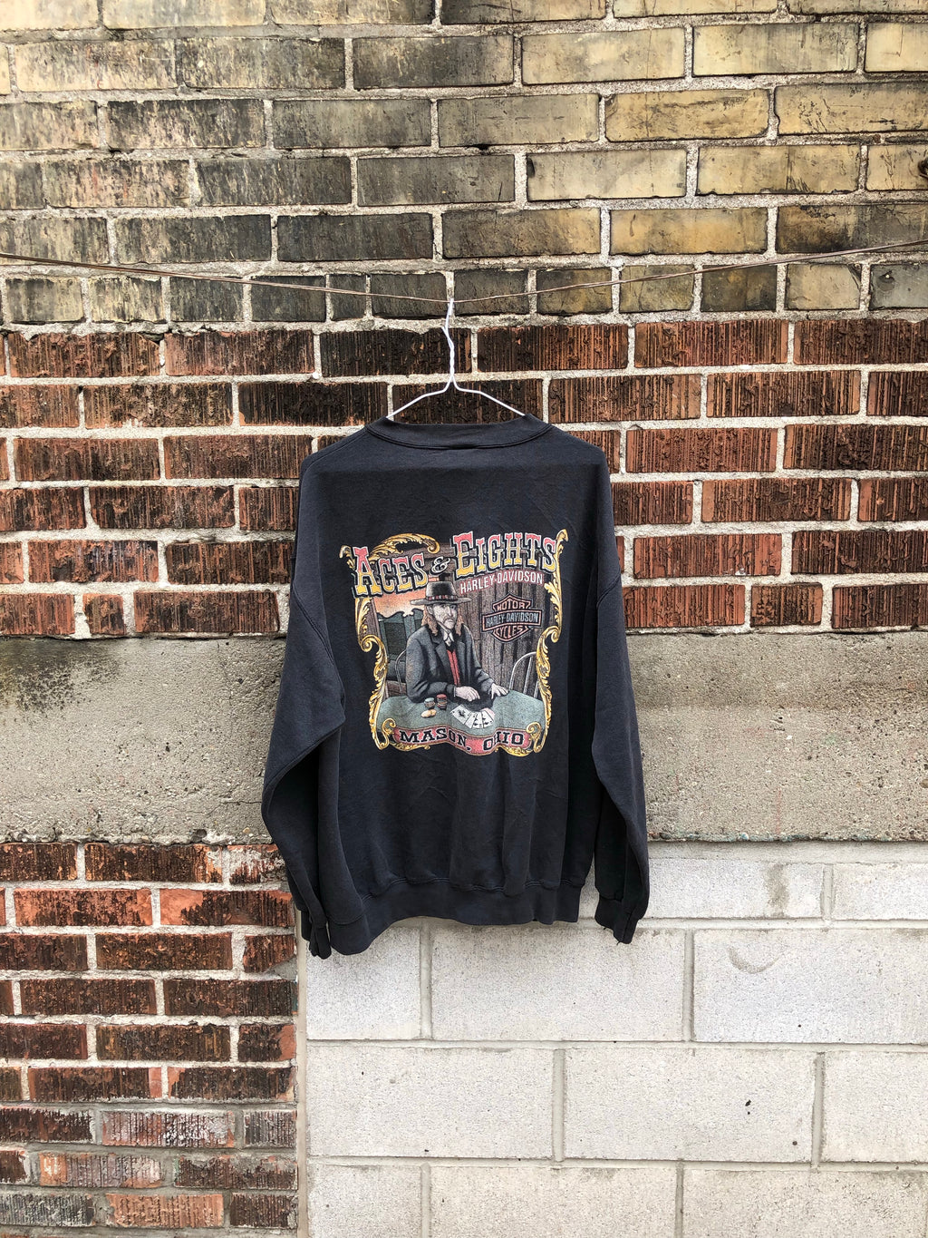 Double Sided Harley Crewneck Large/X-Large