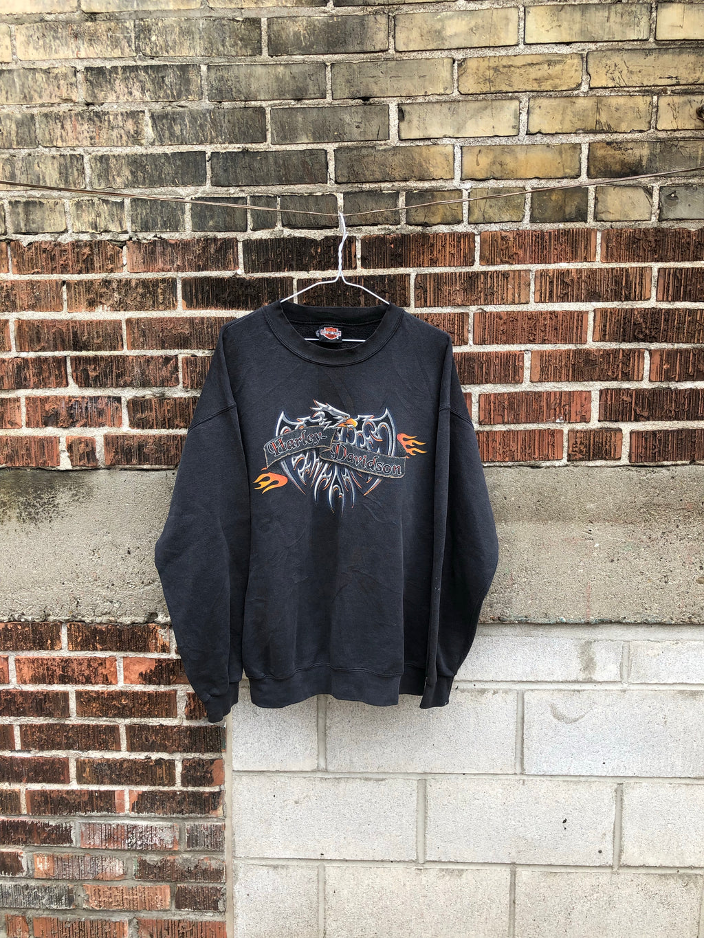 Double Sided Harley Crewneck Large/X-Large