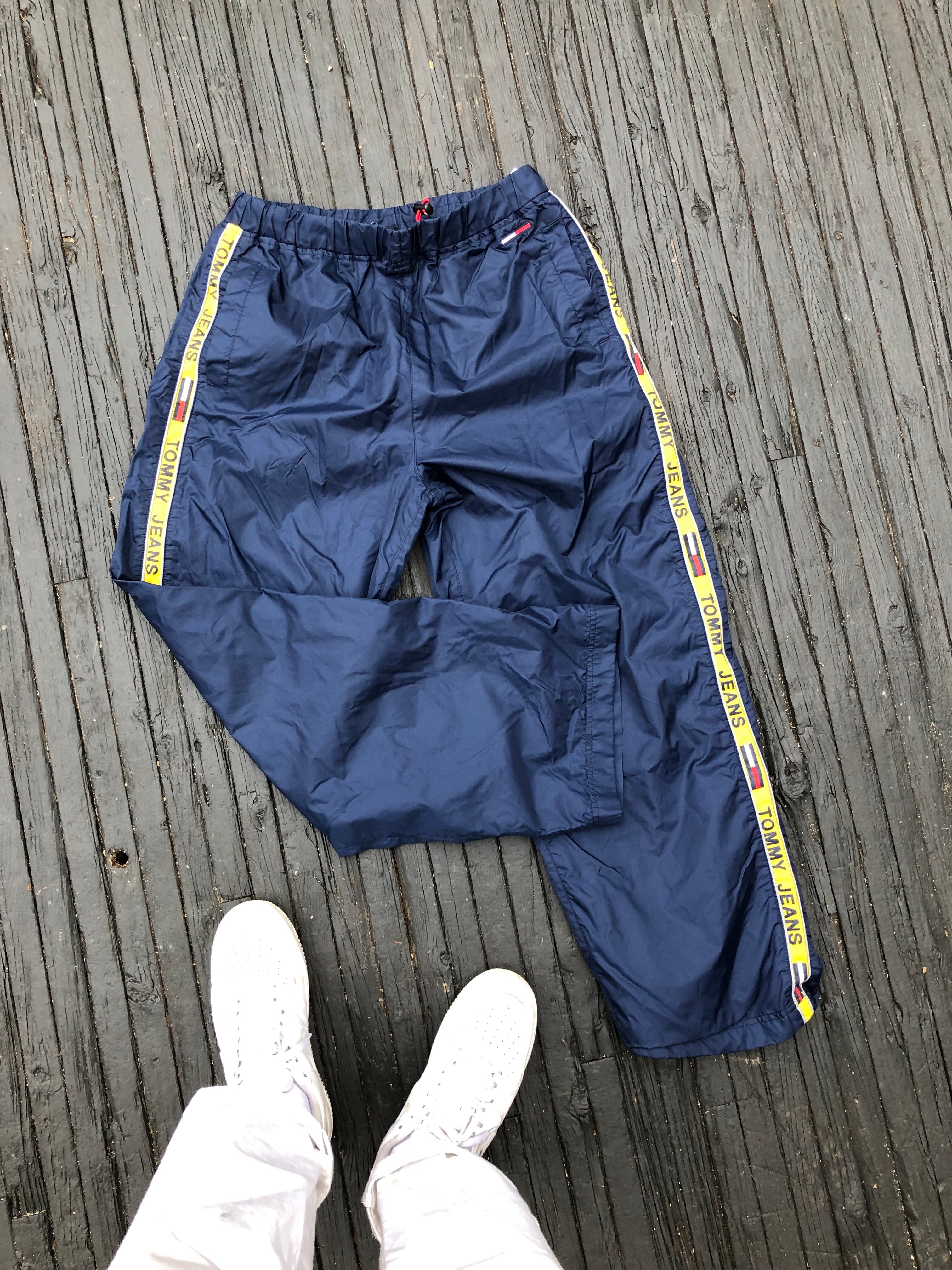 Tommy Hilfiger Splash Pants With Jersey Side Stripe Large