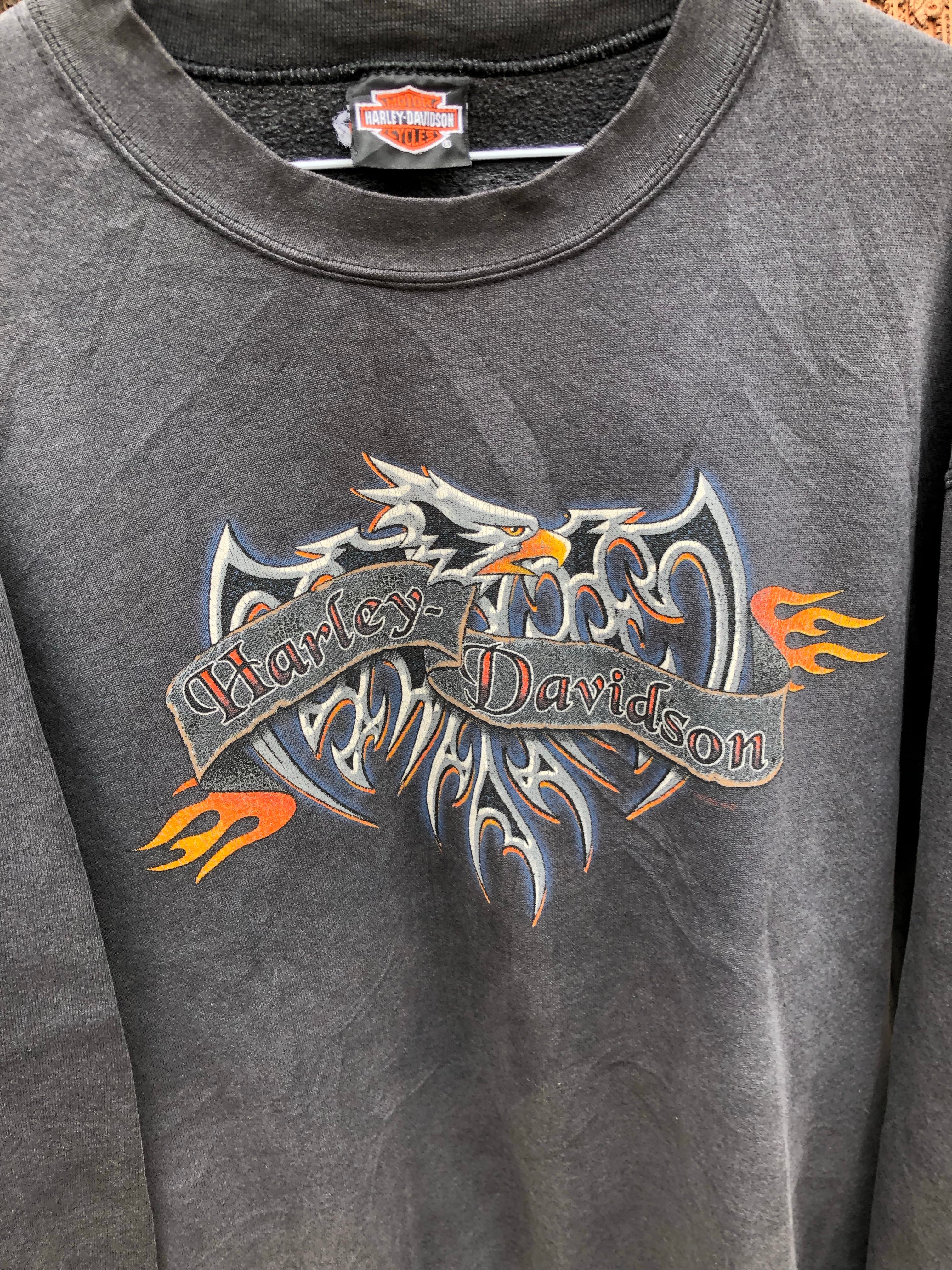 Double Sided Harley Crewneck Large/X-Large